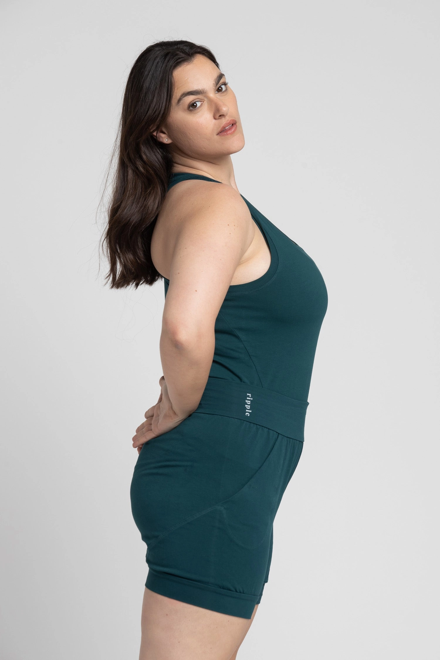 I'mPerfect Organic Cotton Racer Tank Top 50%off