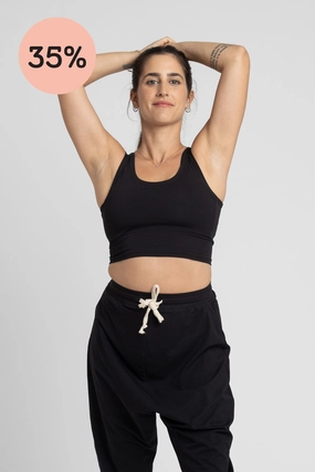 I'mPerfect V Back Cropped Tank Top 35%off
