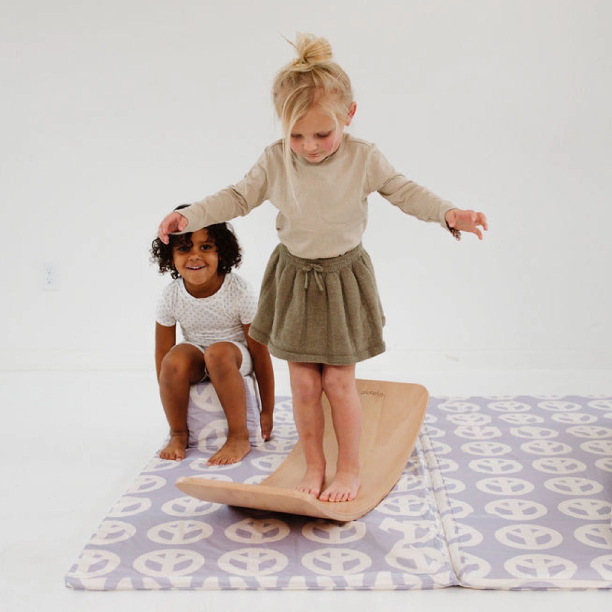 Imperfect | Peace Sign Organic Cotton Mat