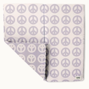 Imperfect | Peace Sign Organic Cotton Mat