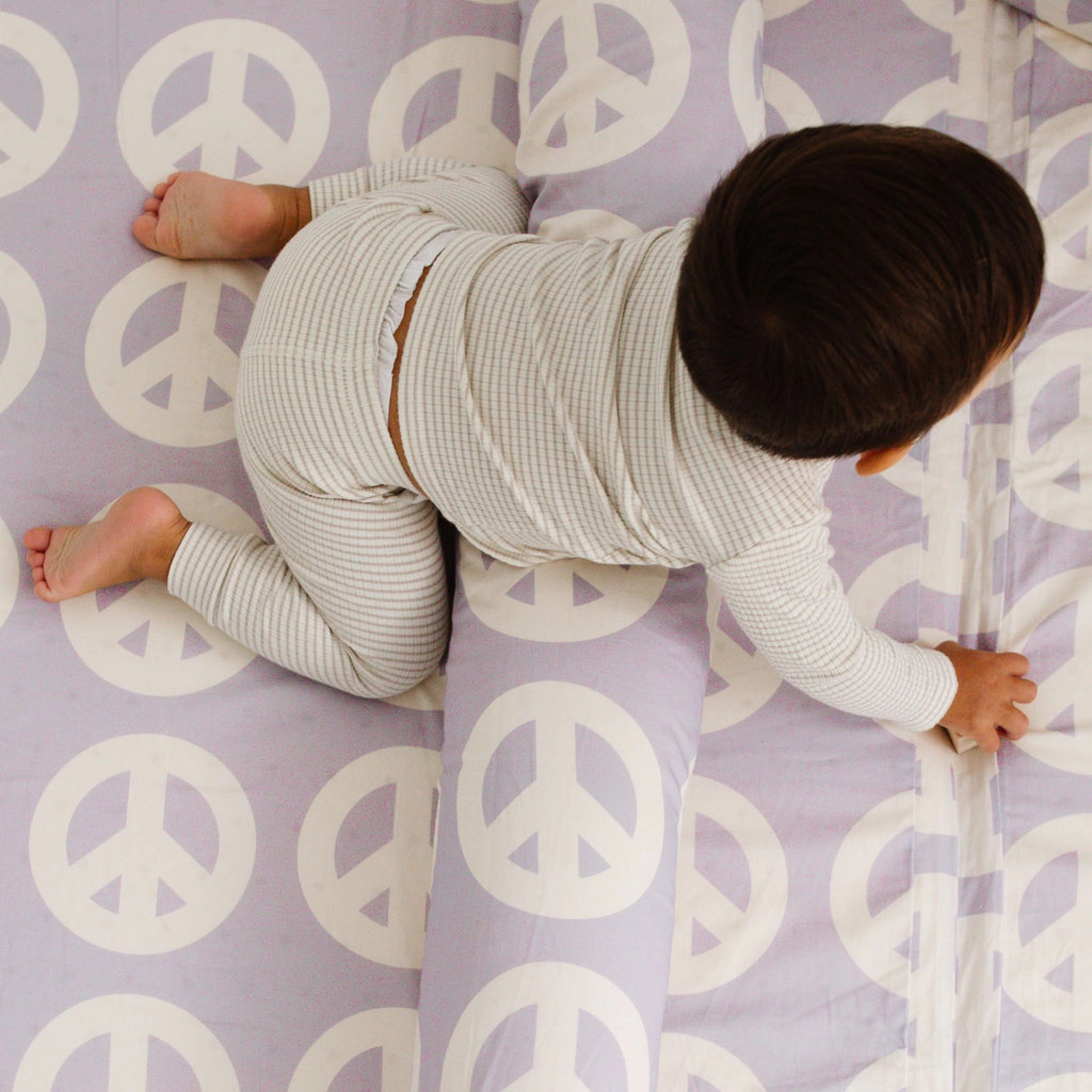 Imperfect | Peace Sign Organic Cotton Mat
