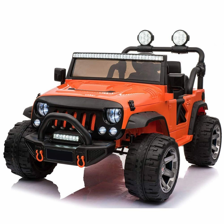 Jeep Wrangler 12V 2 Seater Electric Kids Ride on Car With Parental Remote Control