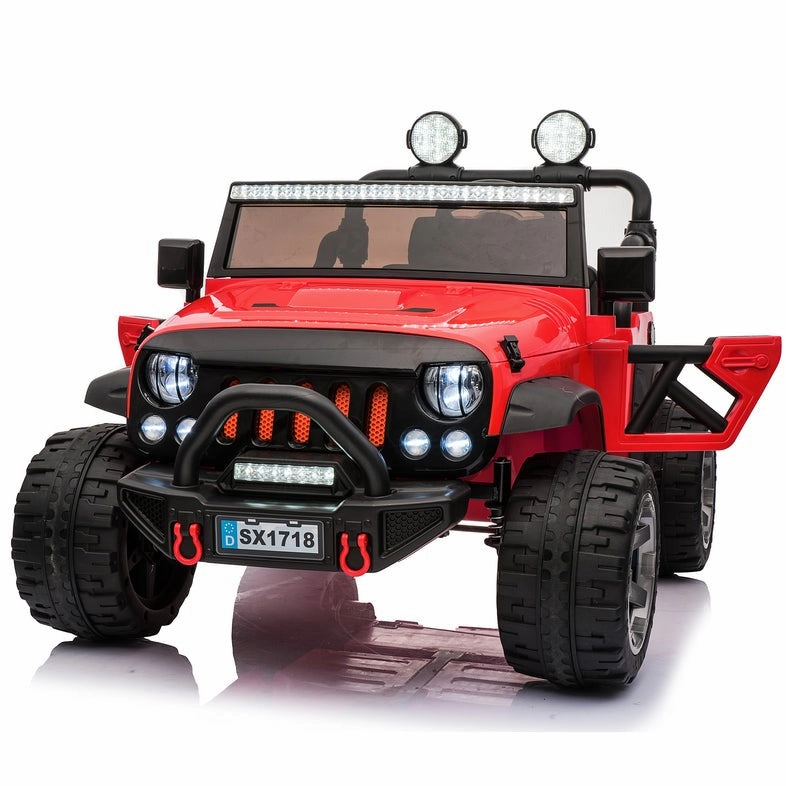 Jeep Wrangler 12V 2 Seater Electric Kids Ride on Car With Parental Remote Control