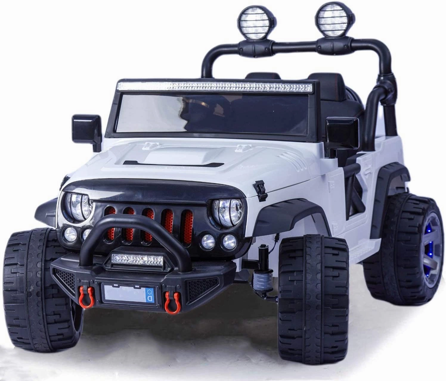 Jeep Wrangler 12V 2 Seater Electric Kids Ride on Car With Parental Remote Control