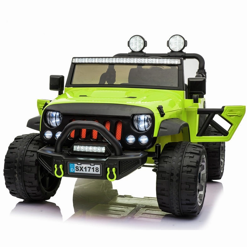 Jeep Wrangler 12V 2 Seater Electric Kids Ride on Car With Parental Remote Control