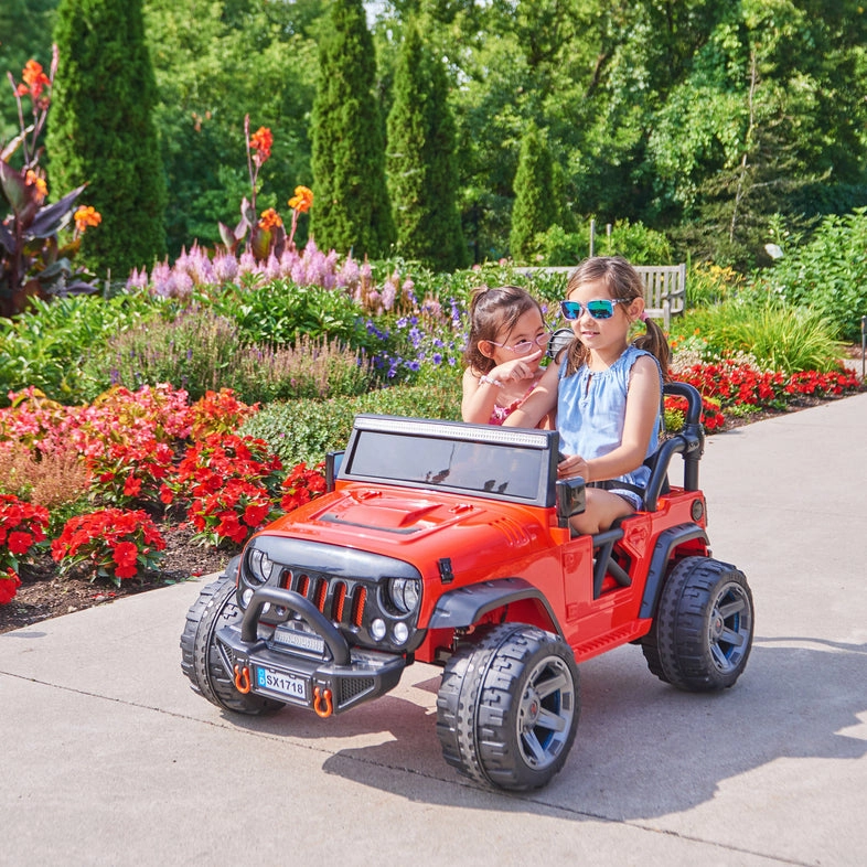 Jeep Wrangler 12V 2 Seater Electric Kids Ride on Car With Parental Remote Control