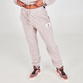 Jordan Women's Essential Fleece Pants Moon Particle / HTR - Thunder Grey