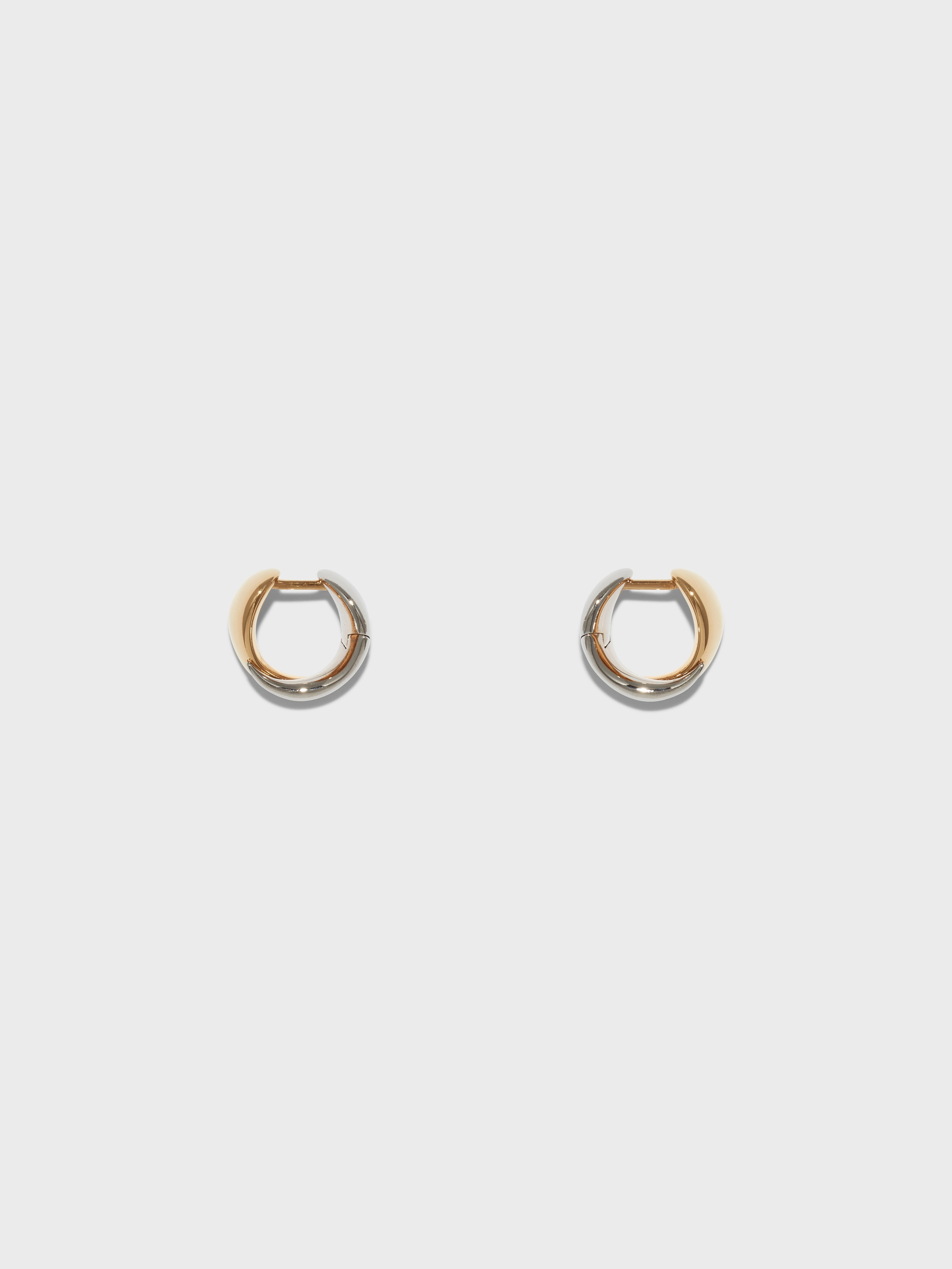 Junior Small 18kt Gold and Palladium-Plated Earrings