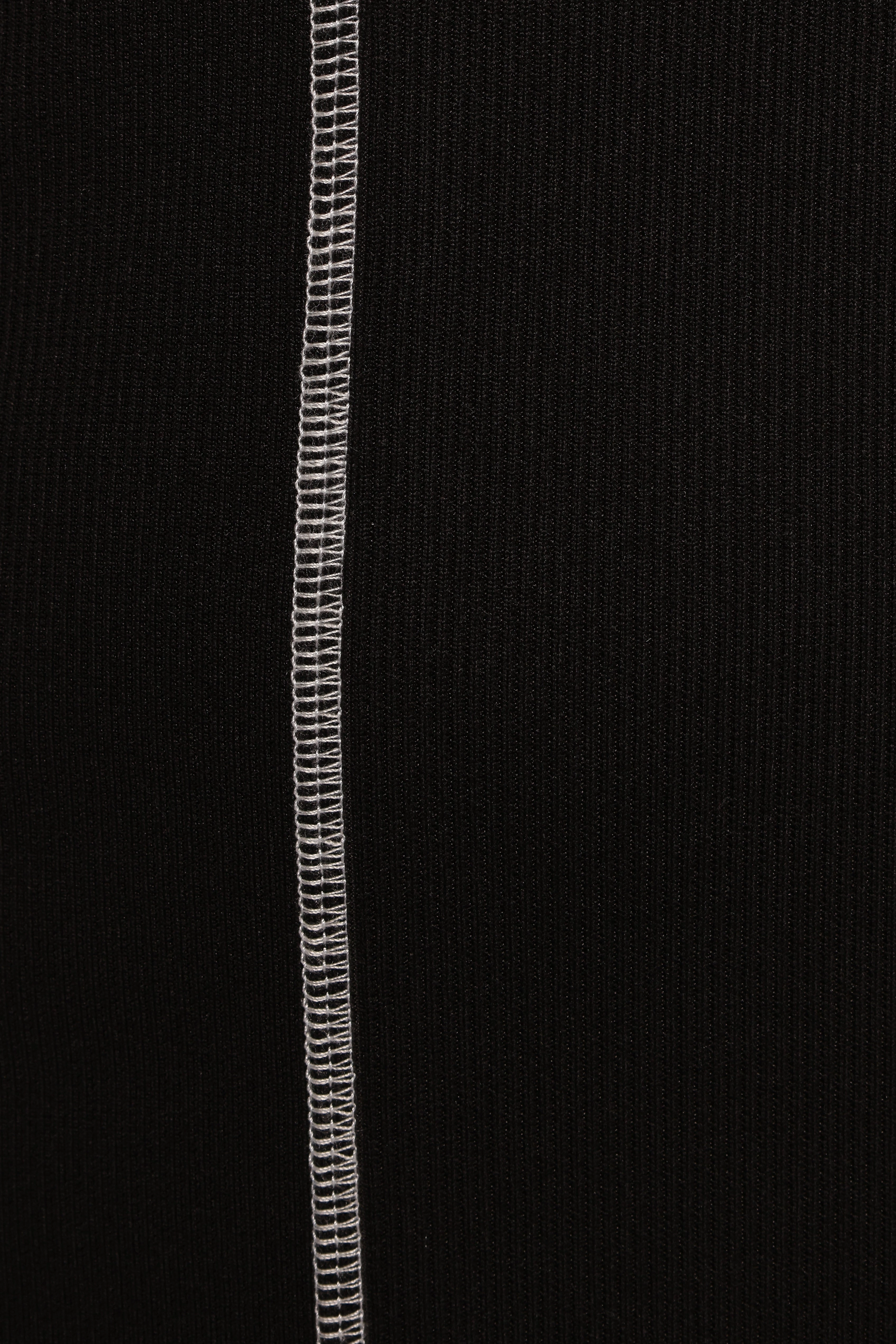 Kyrie Midi Dress - Black White