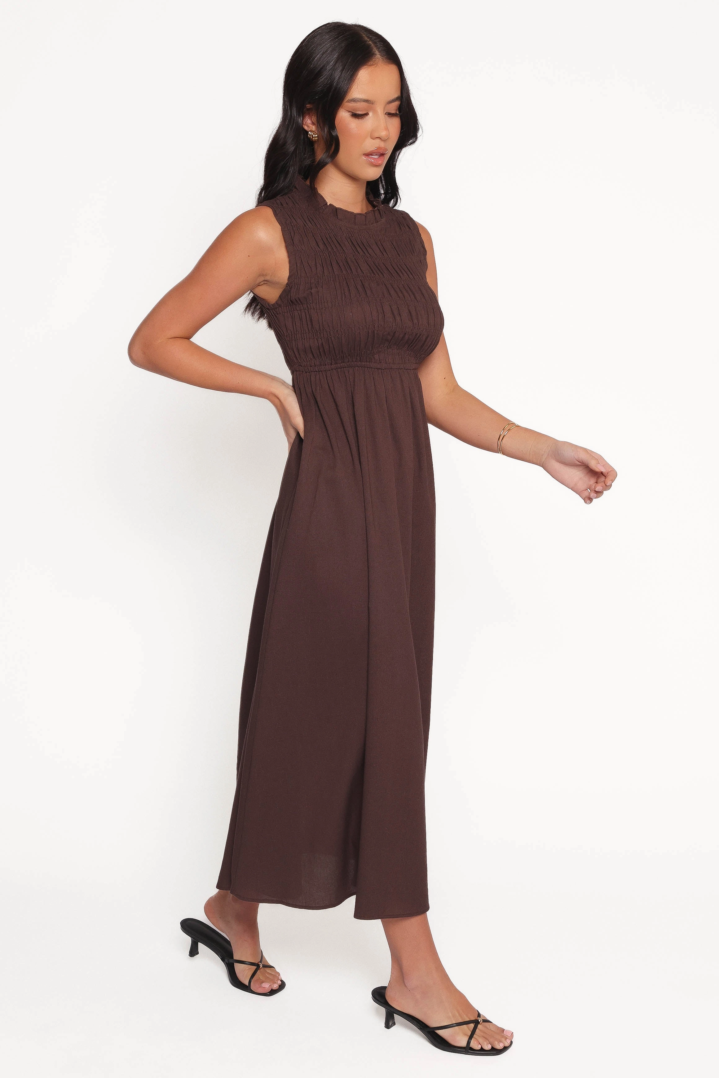 Lanna Maxi Dress - Chocolate