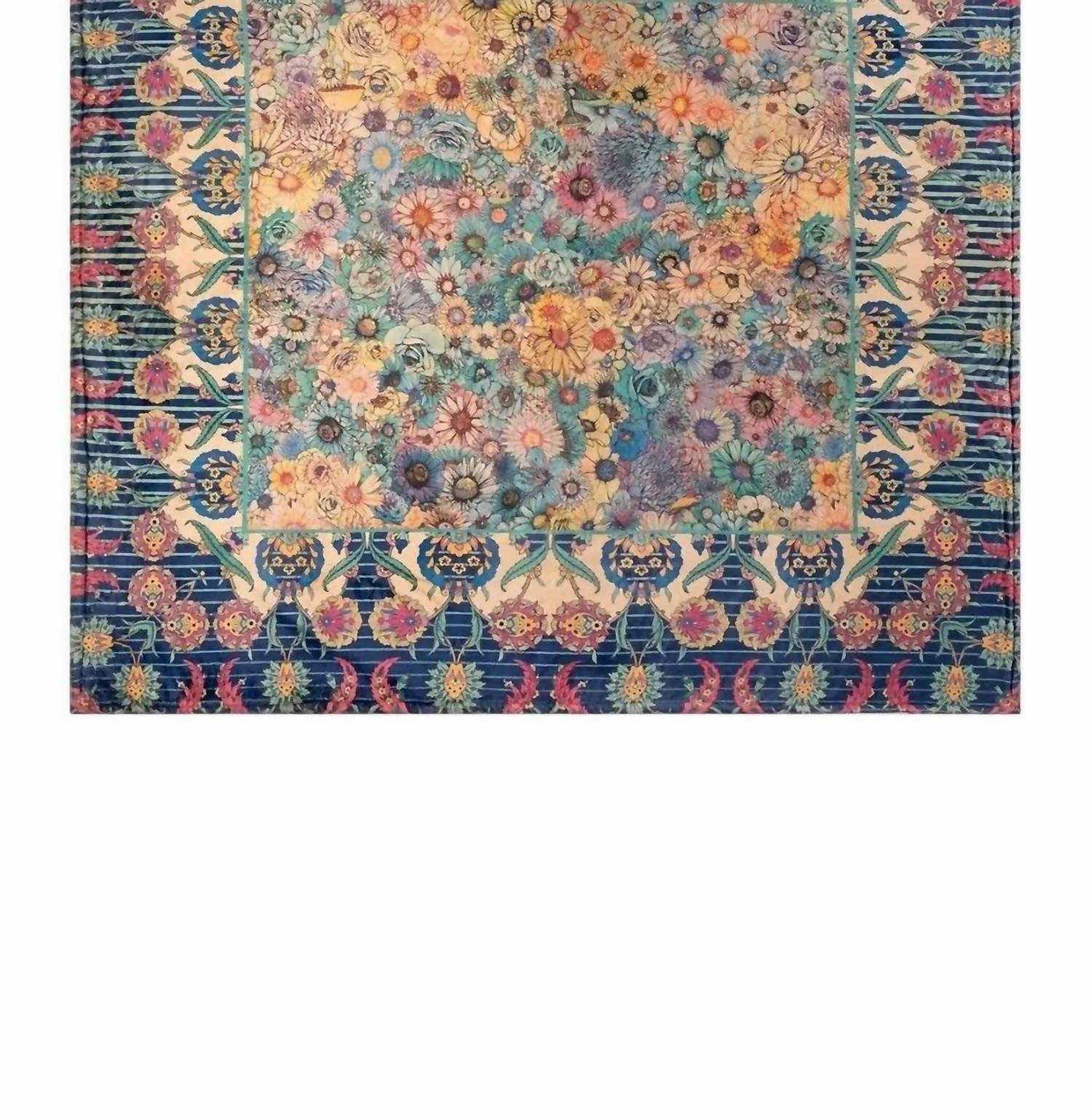 Laurel Canyon Cozy Blanket In Sage Blue