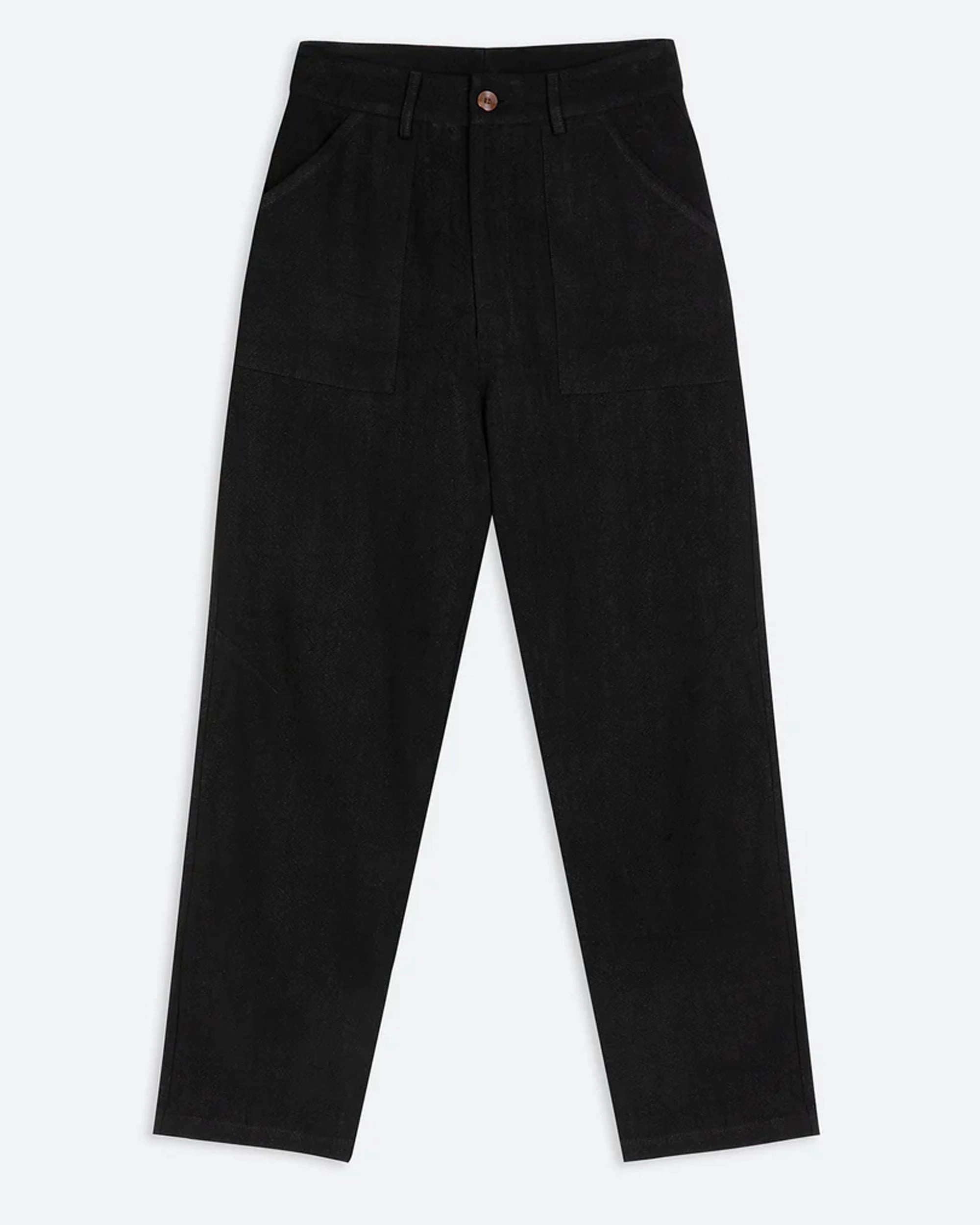 Lowie Viscose Linen Black Natalie Trouser