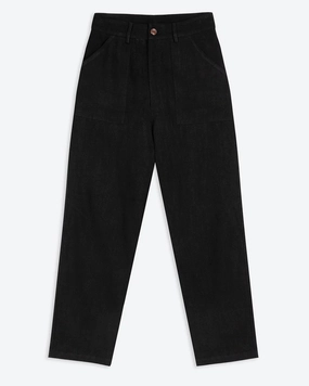 Lowie Viscose Linen Black Natalie Trouser