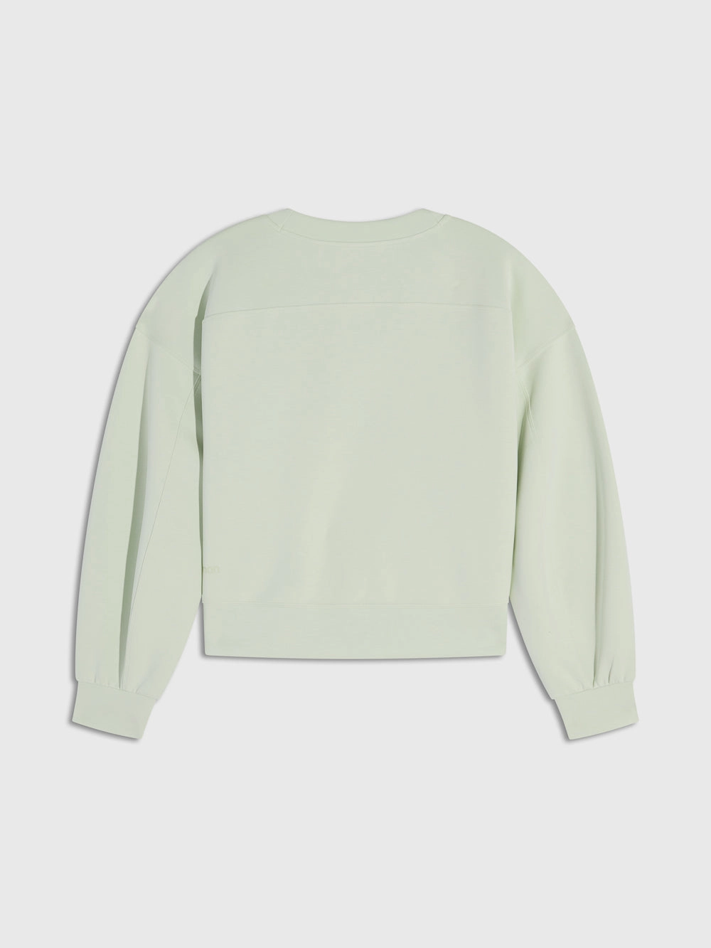 LULULEMON KOHLRABI GREEN PERFECTLY OVERSIZED CROPPED CREW