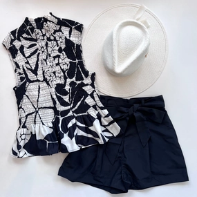 Ma623b Black Belted Short