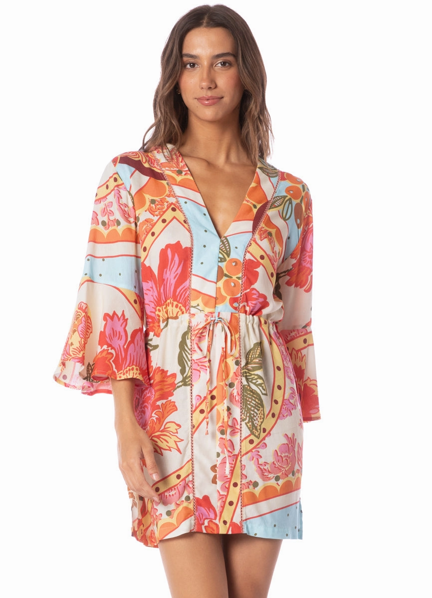 Maaji Floral Groove Joy Kaftan