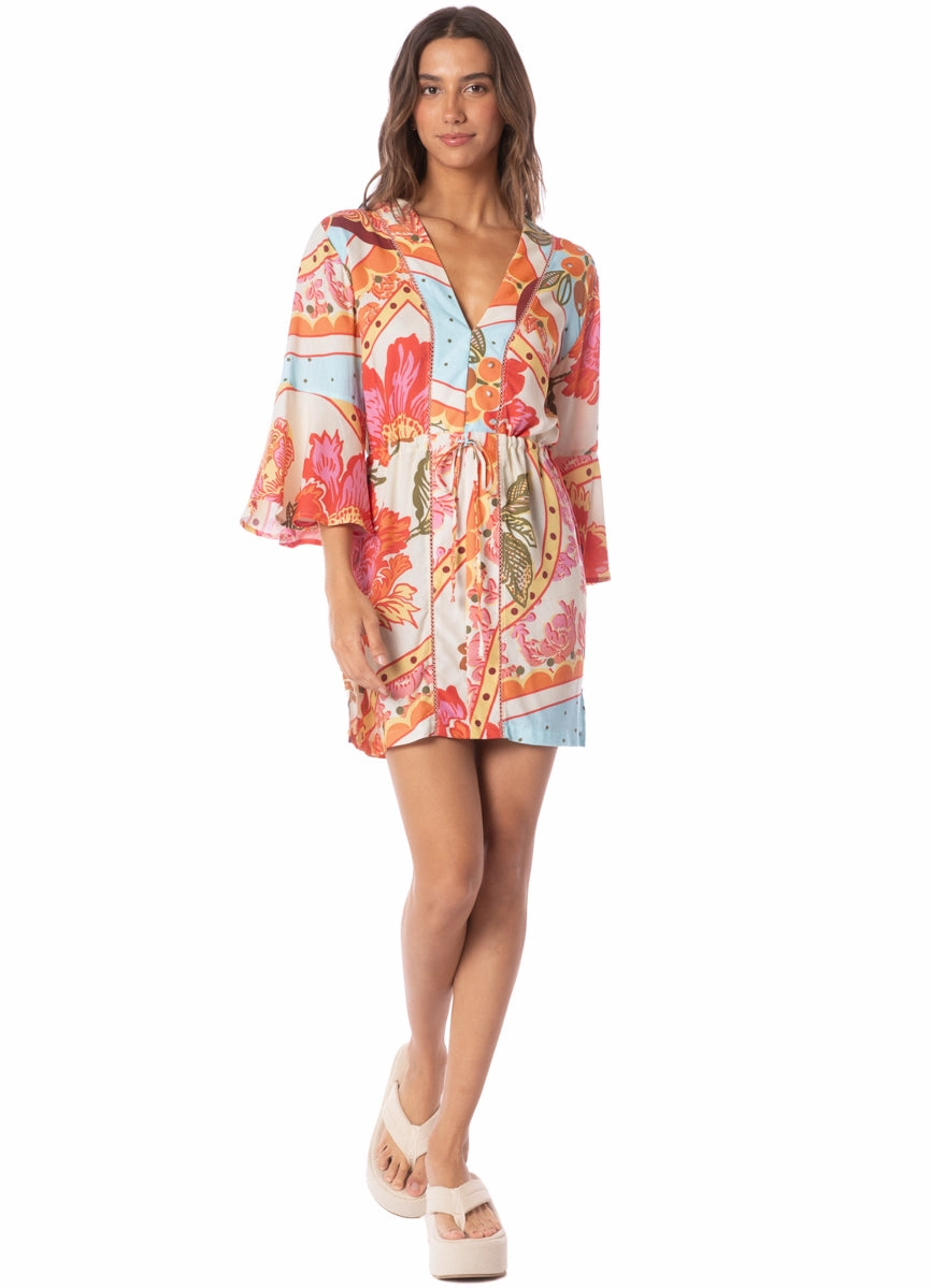 Maaji Floral Groove Joy Kaftan