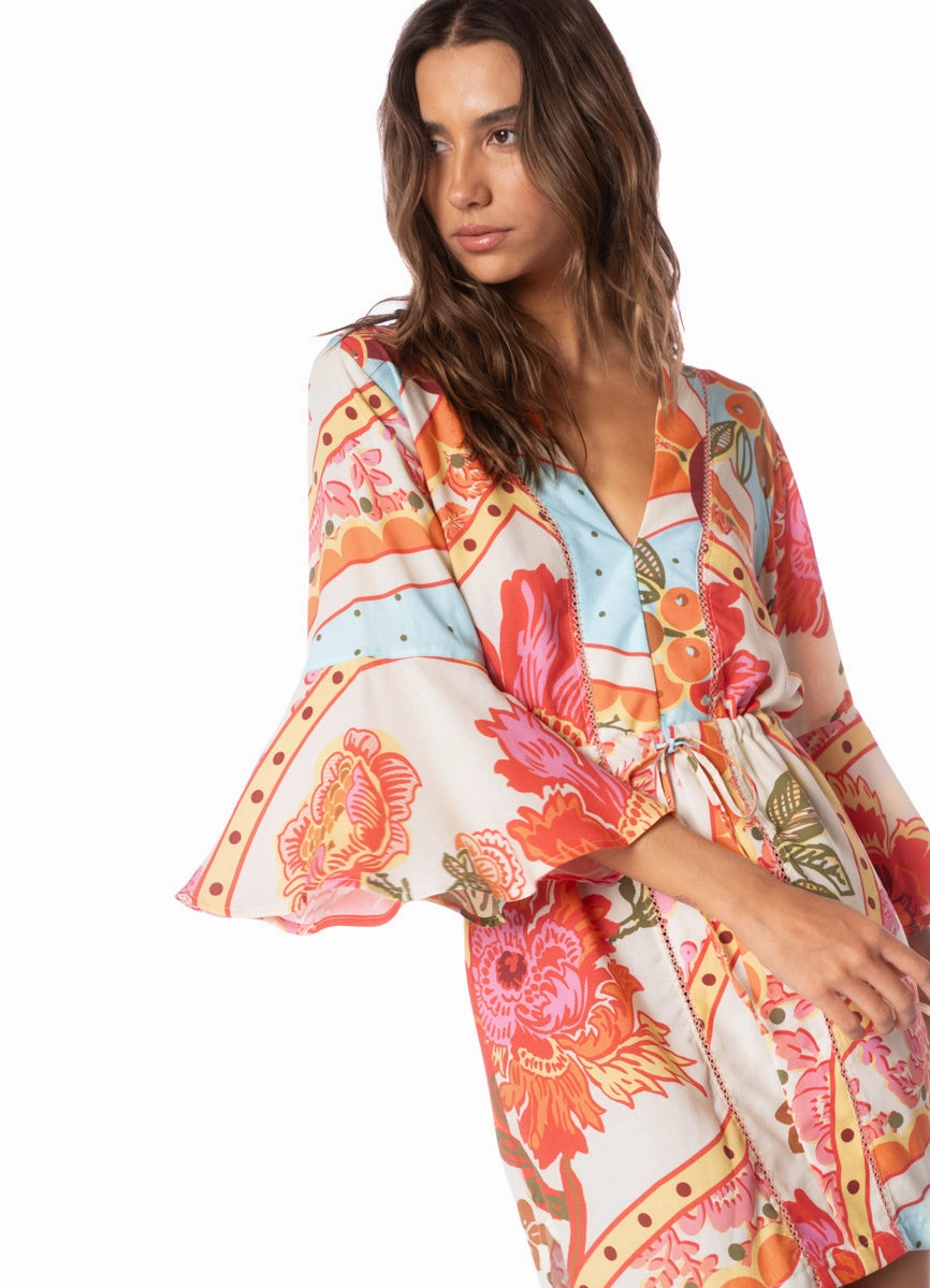 Maaji Floral Groove Joy Kaftan