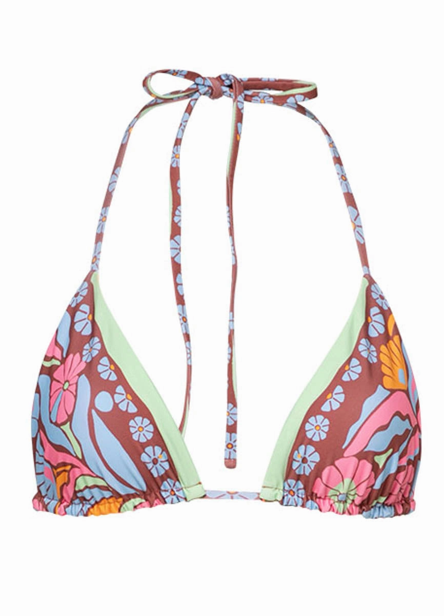 Maaji Pattern Scope Balmy Sliding Triangle Bikini Top