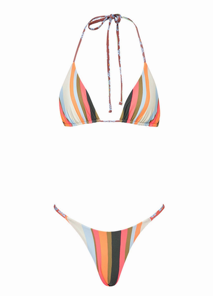 Maaji Pattern Scope Balmy Sliding Triangle Bikini Top