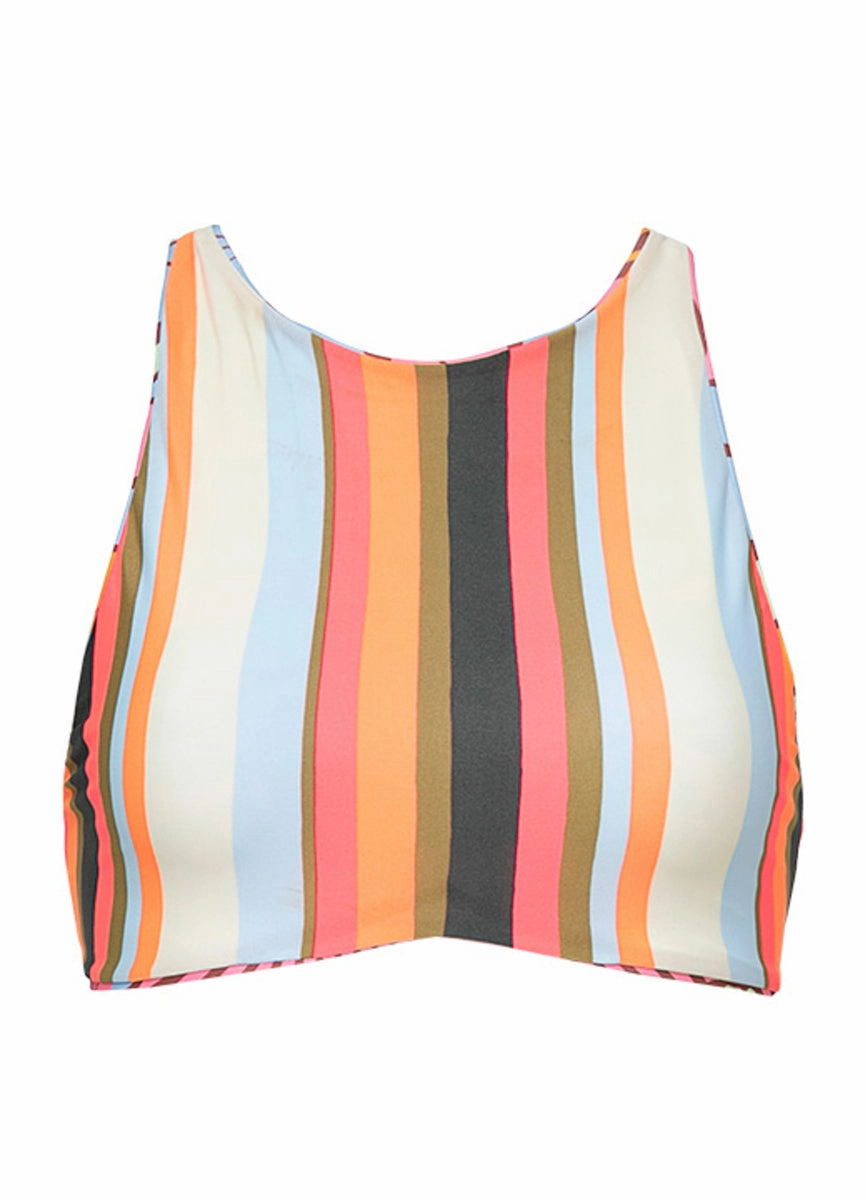 Maaji Pattern Scope Gaby High Neck Bikini Top