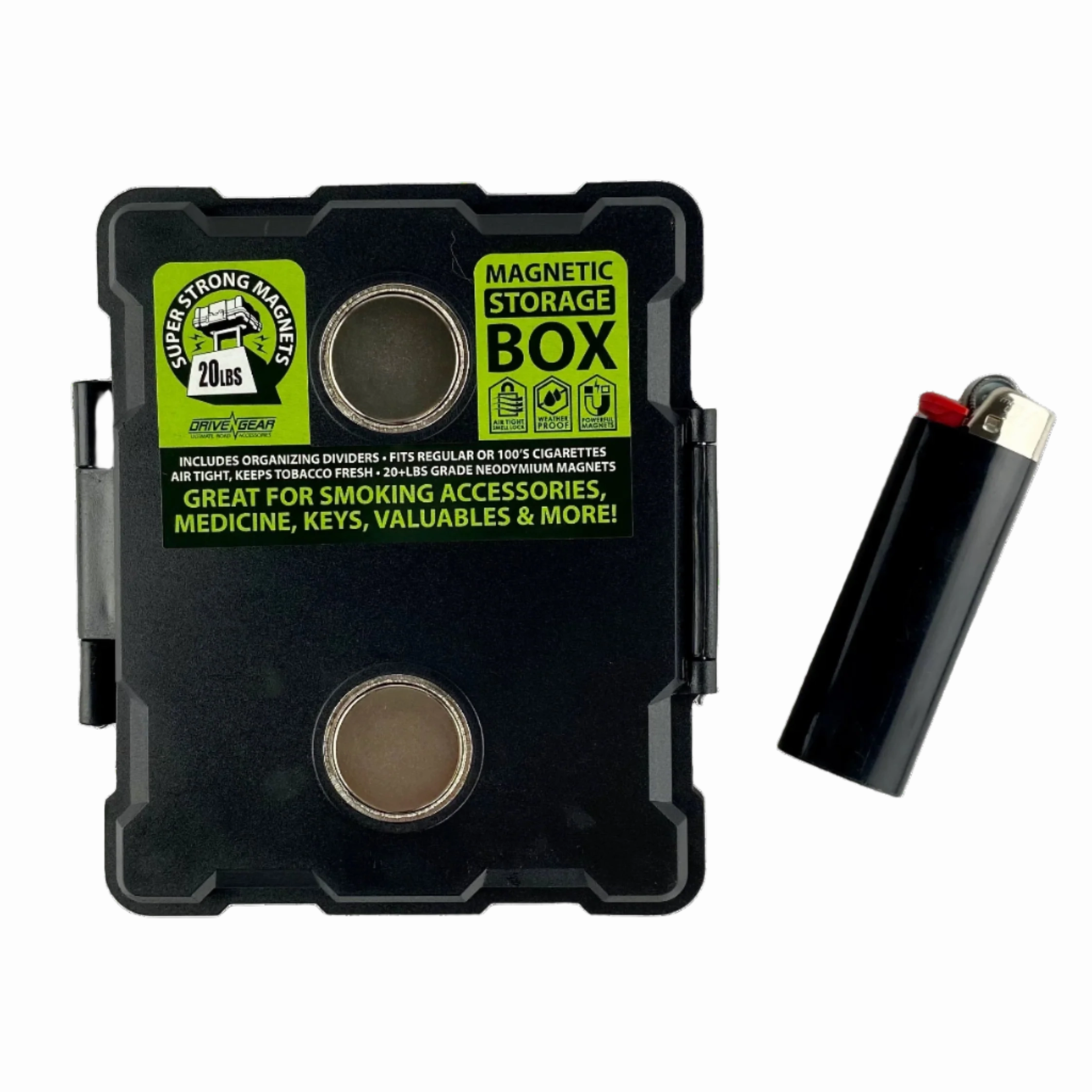 Magnetic Storage Box - 4 Pieces Per Retail Ready Display 40785