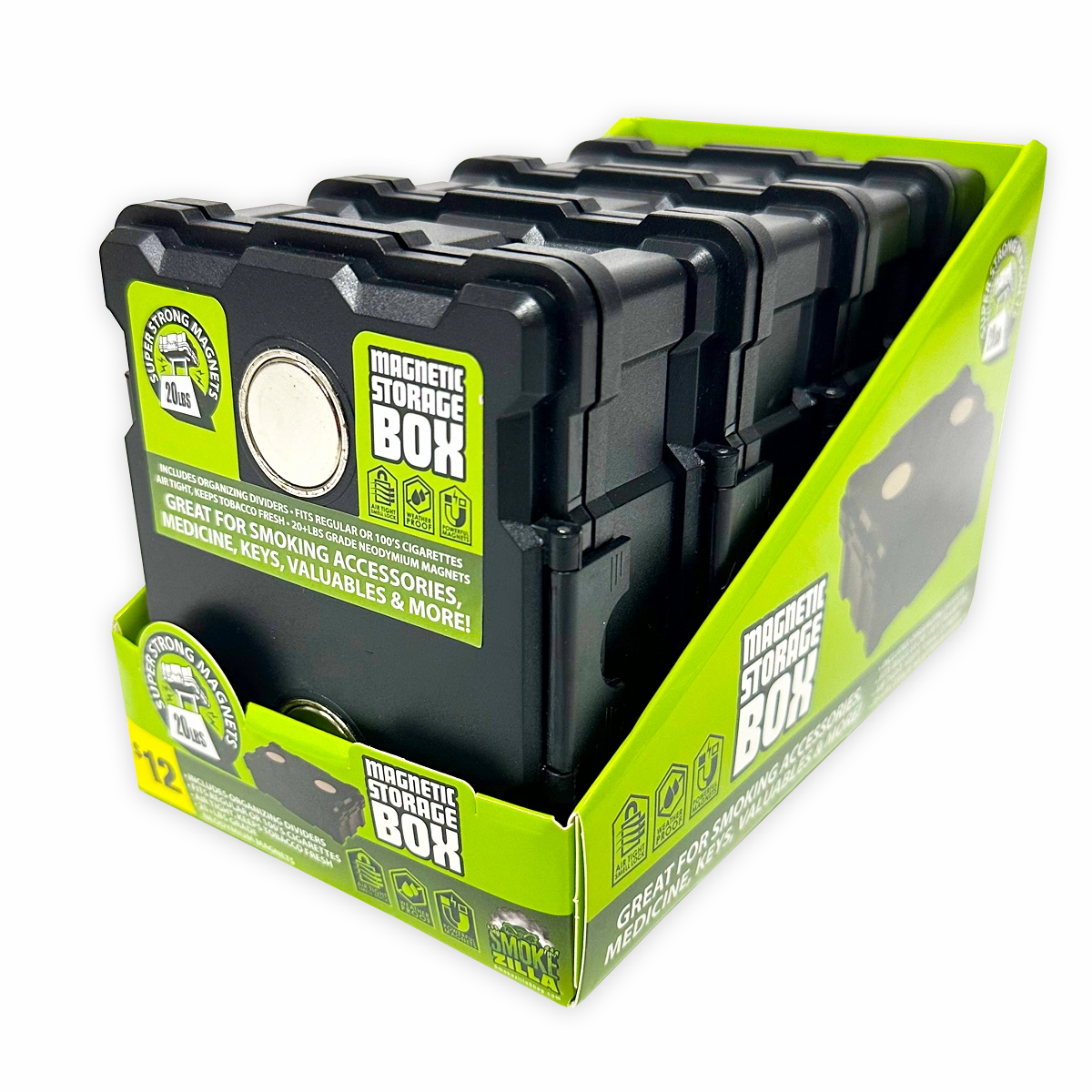 Magnetic Storage Box - 4 Pieces Per Retail Ready Display 40785