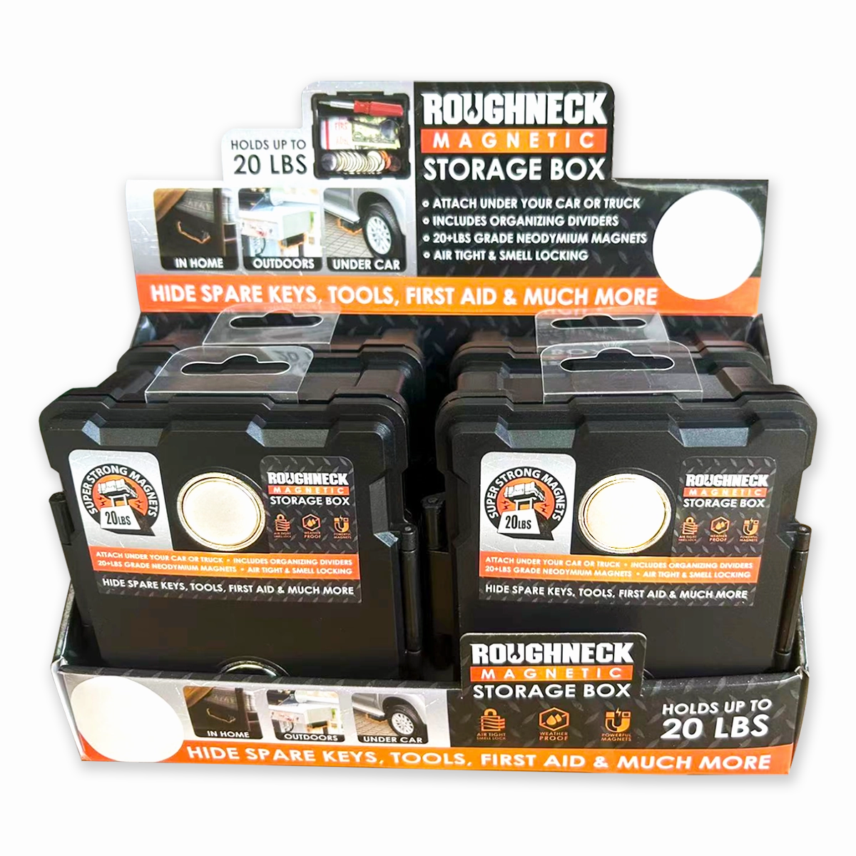 Magnetic Storage Box - 4 Pieces Per Retail Ready Display 41592