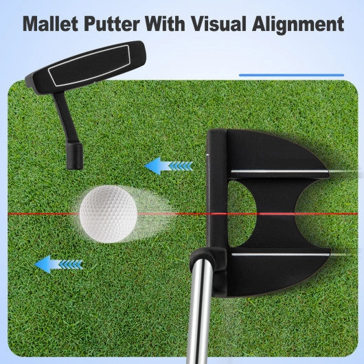 Men¡¯s Profile Complete Golf Club Package Set Includes 10 Pieces-Gray