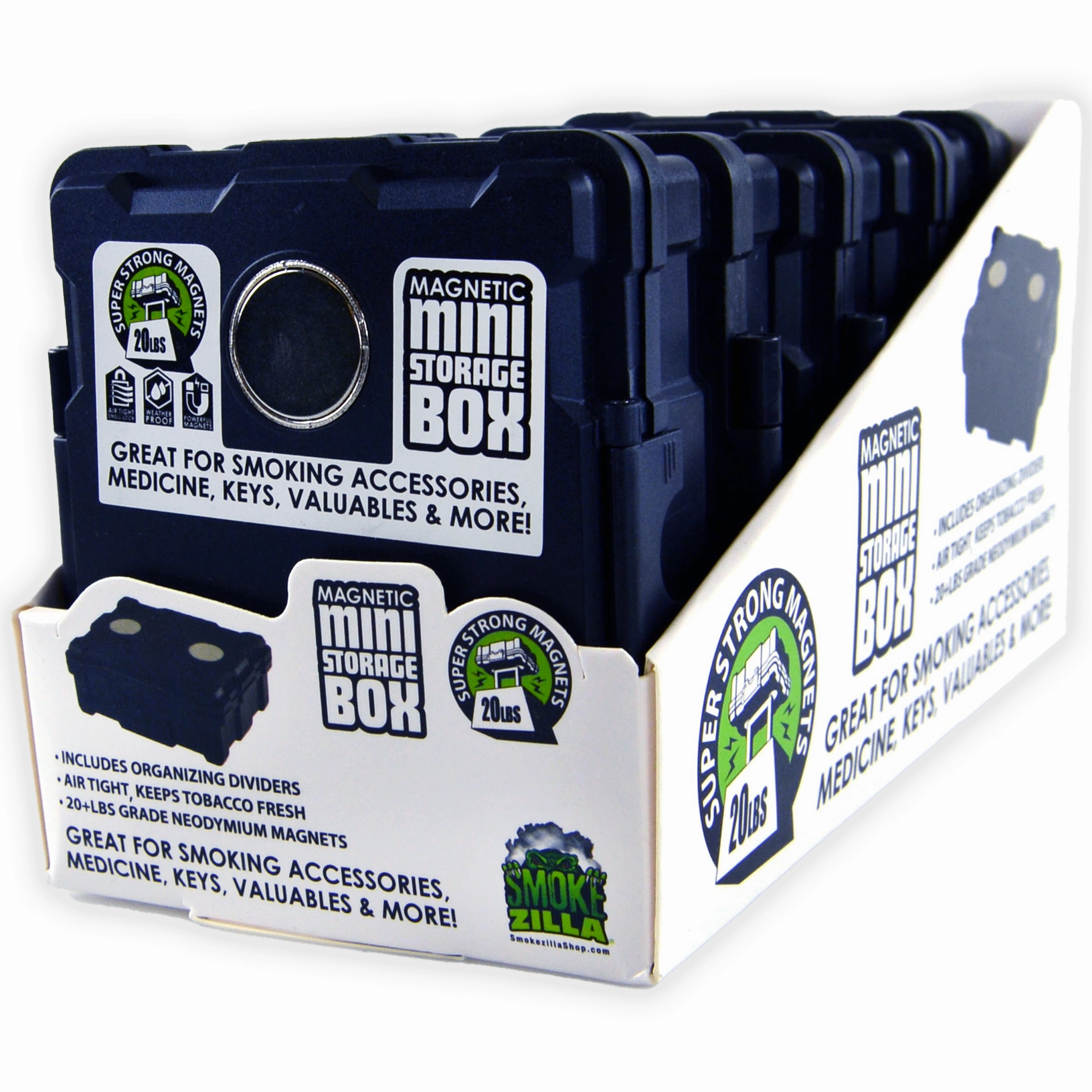Mini Magnetic Storage Box - 5 Pieces Per Retail Ready Display 41405