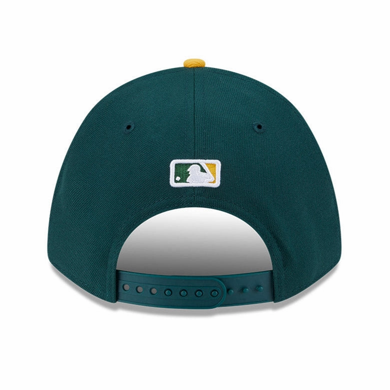 New Era 9Forty M-Crown Oakland Athletics Snapback Home Hat - Green. Gold