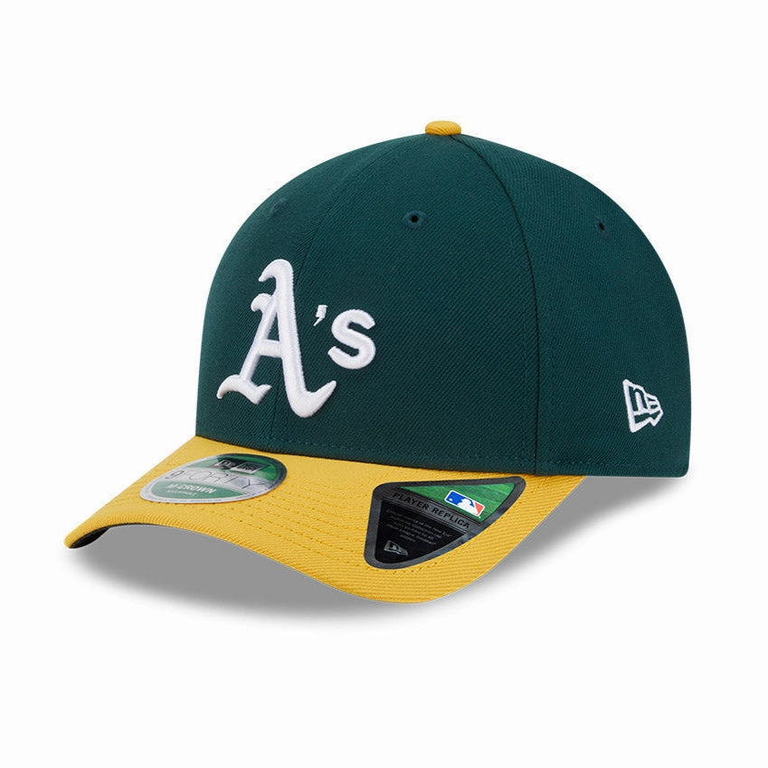 New Era 9Forty M-Crown Oakland Athletics Snapback Home Hat - Green. Gold