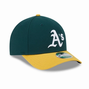 New Era 9Forty M-Crown Oakland Athletics Snapback Home Hat - Green. Gold