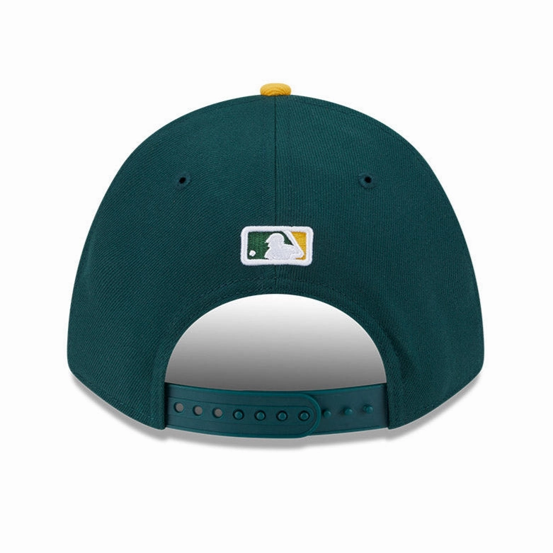New Era 9Forty M-Crown Oakland Athletics Snapback Home Hat - Green. Gold