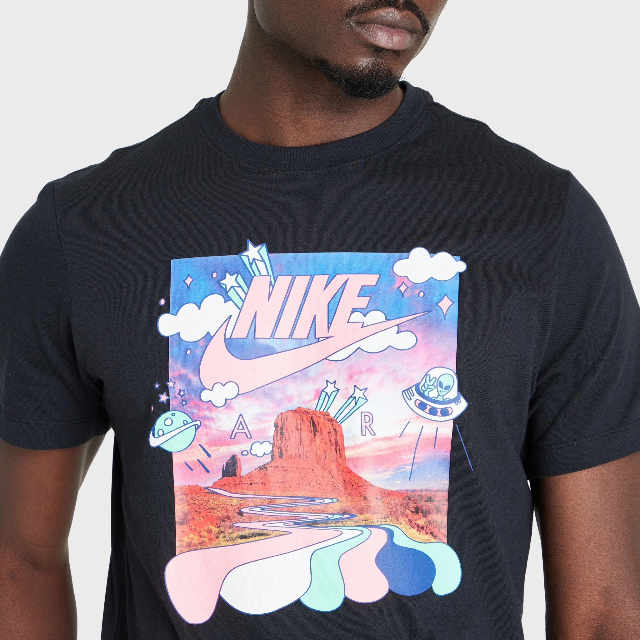 Nike Sportswear Black Light Photo T-shirt / Black