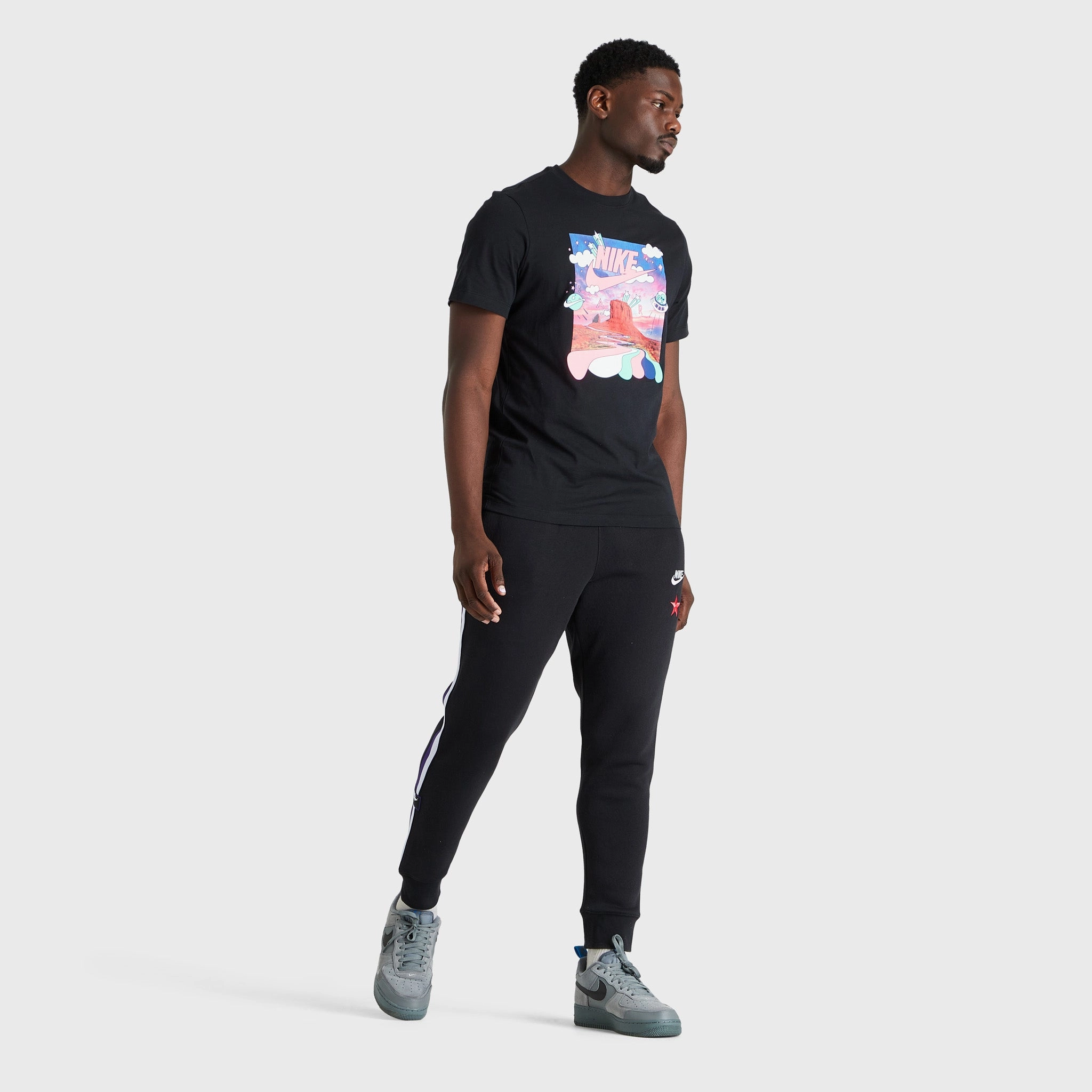 Nike Sportswear Black Light Photo T-shirt / Black