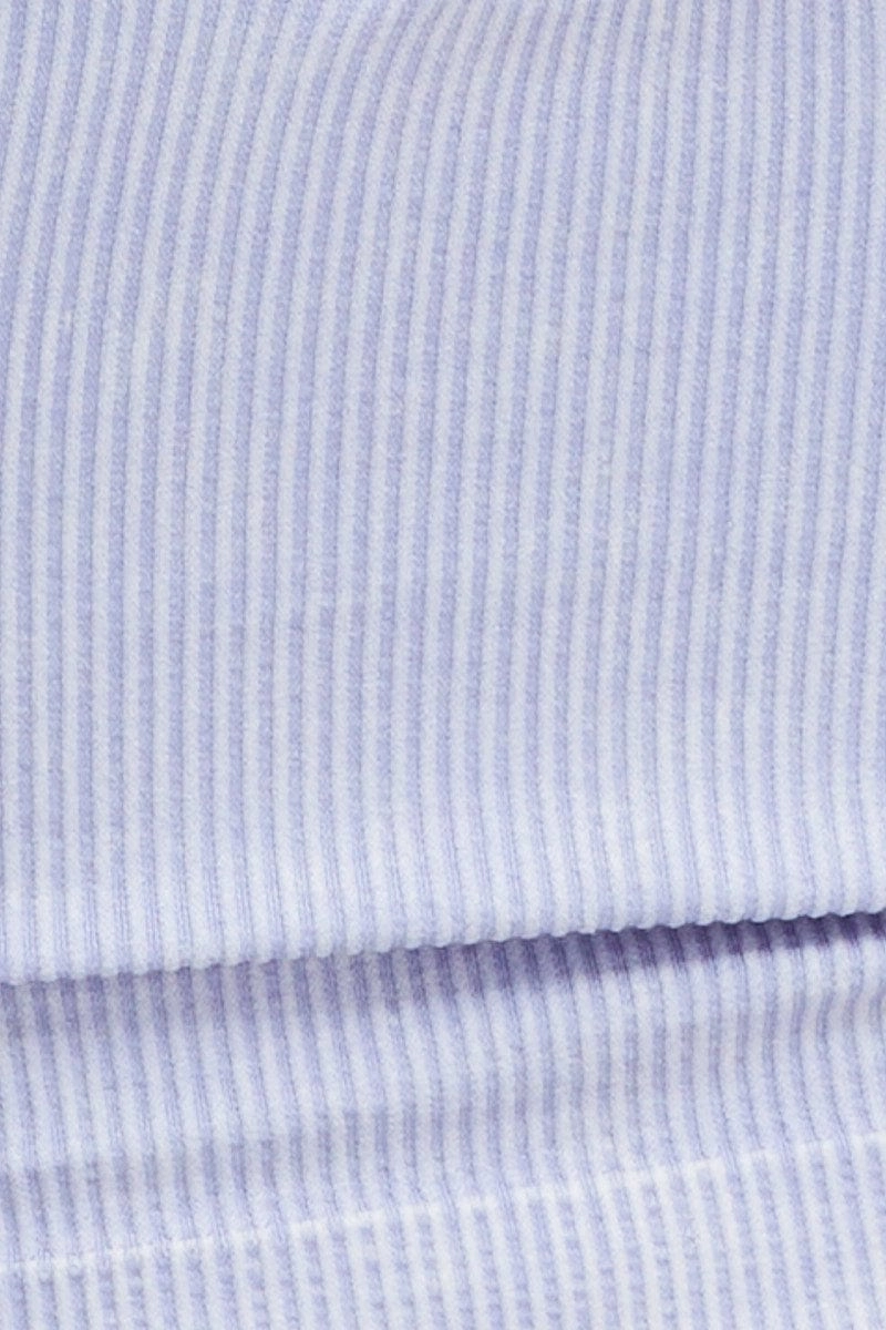 Purple Tank Crop Top Seamless