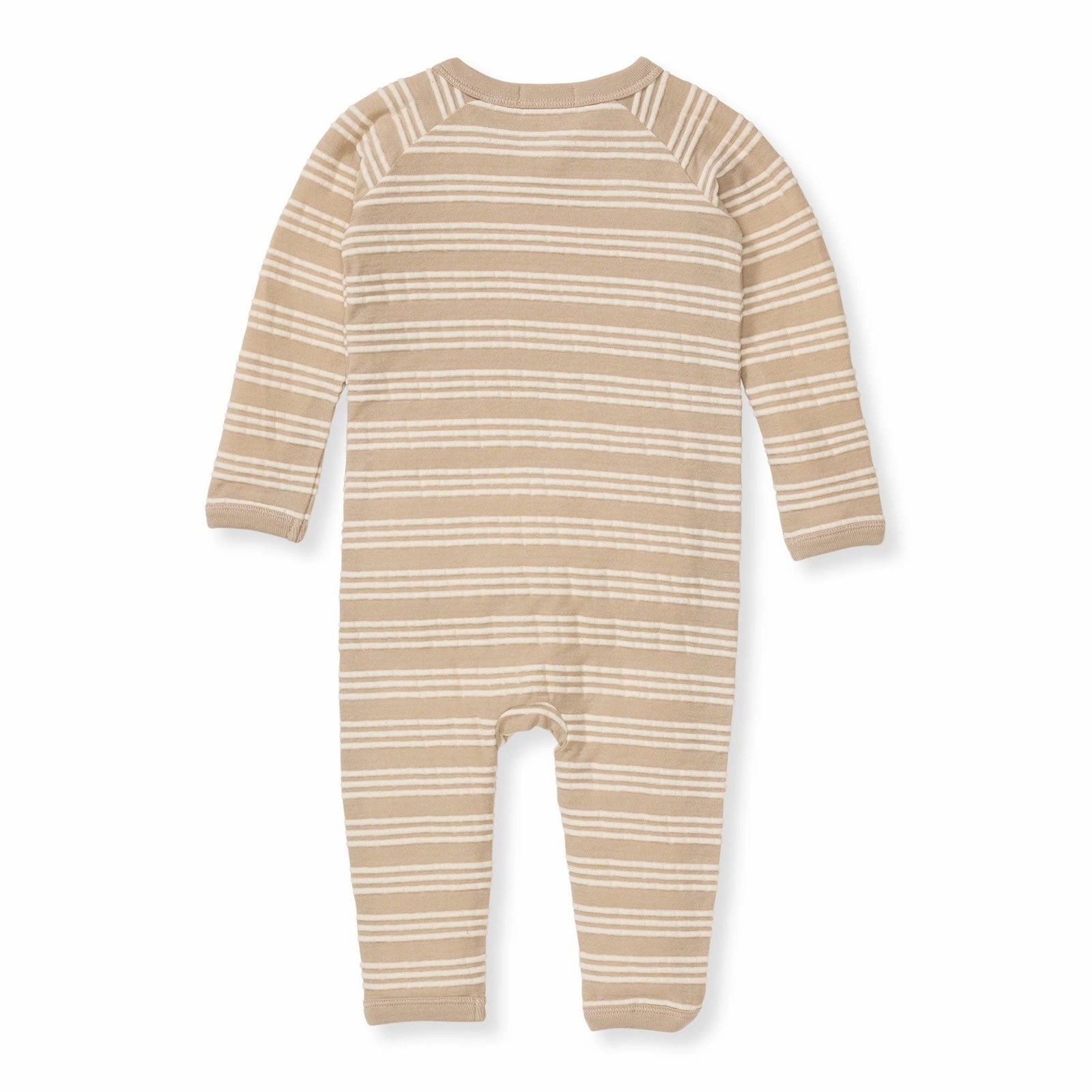 Raised Stripe Jumpsuit - Hummus