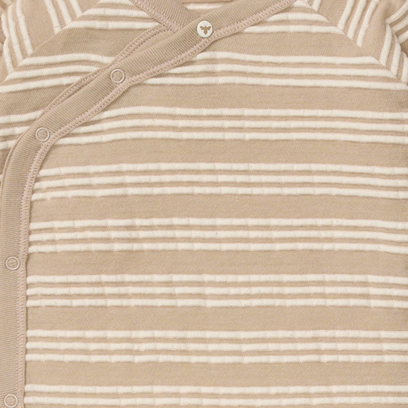 Raised Stripe Jumpsuit - Hummus