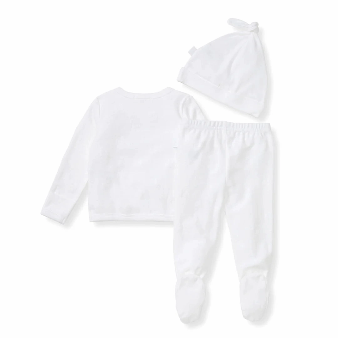 Raised Terry Bee Take Me Home Set - Cloud