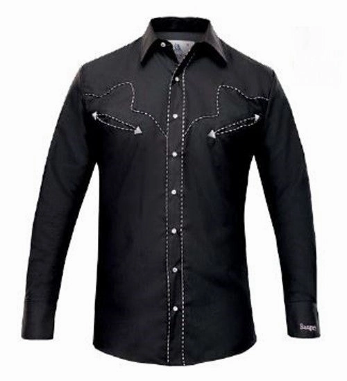Rangers Desierto 010CA01 Western Shirt Black