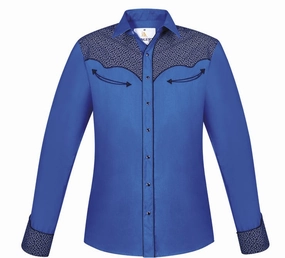 Rangers Ropa Blue 159CA01 Western Shirt