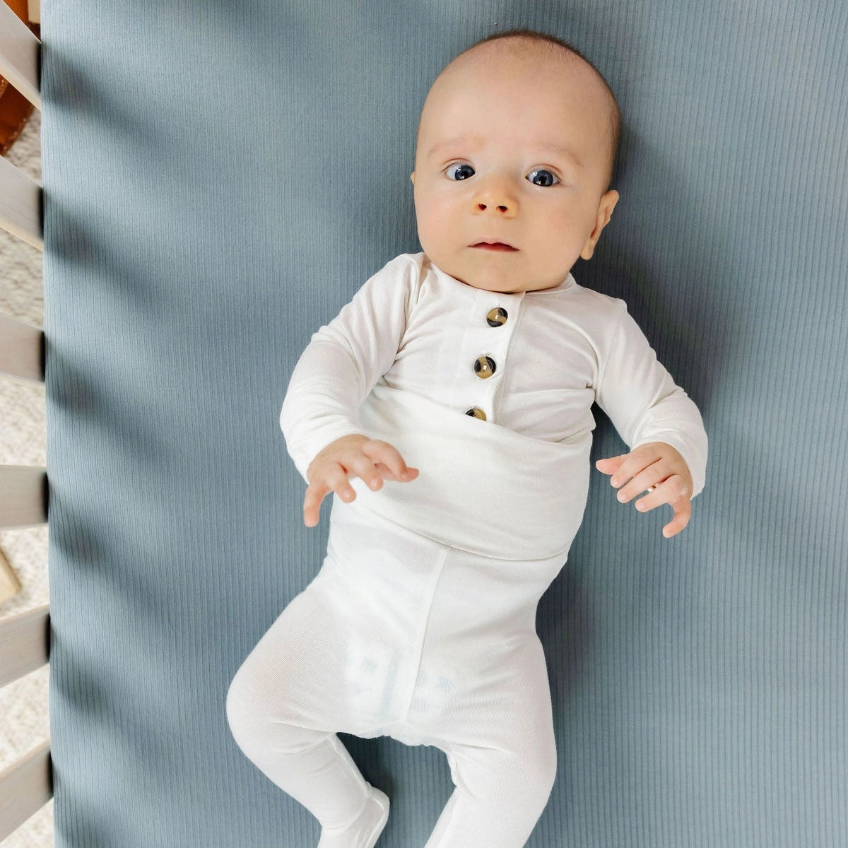 Ribbed Crib Sheet