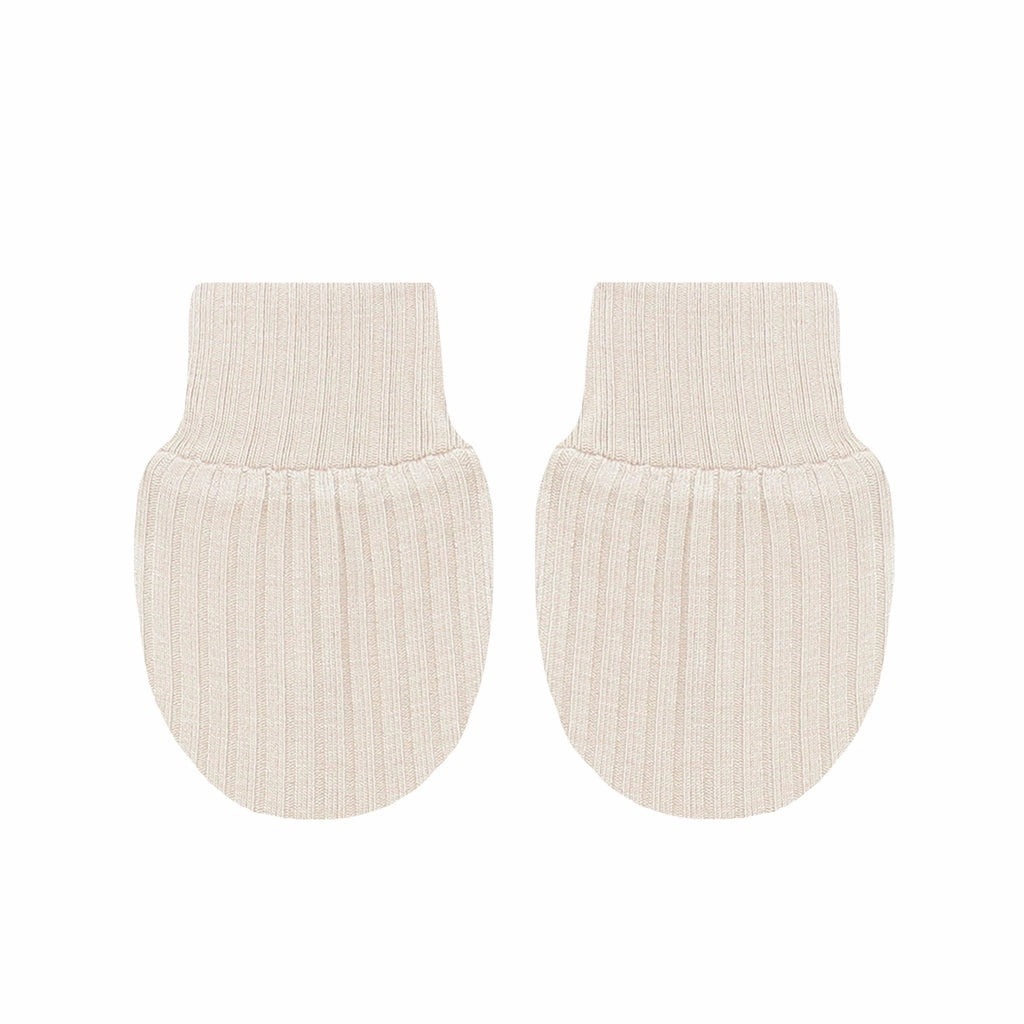 Ribbed No Scratch Mittens