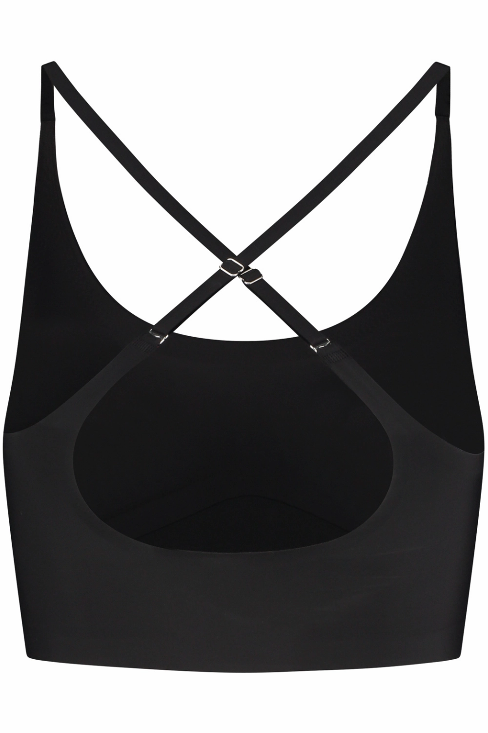 Round Neck Bra in Black