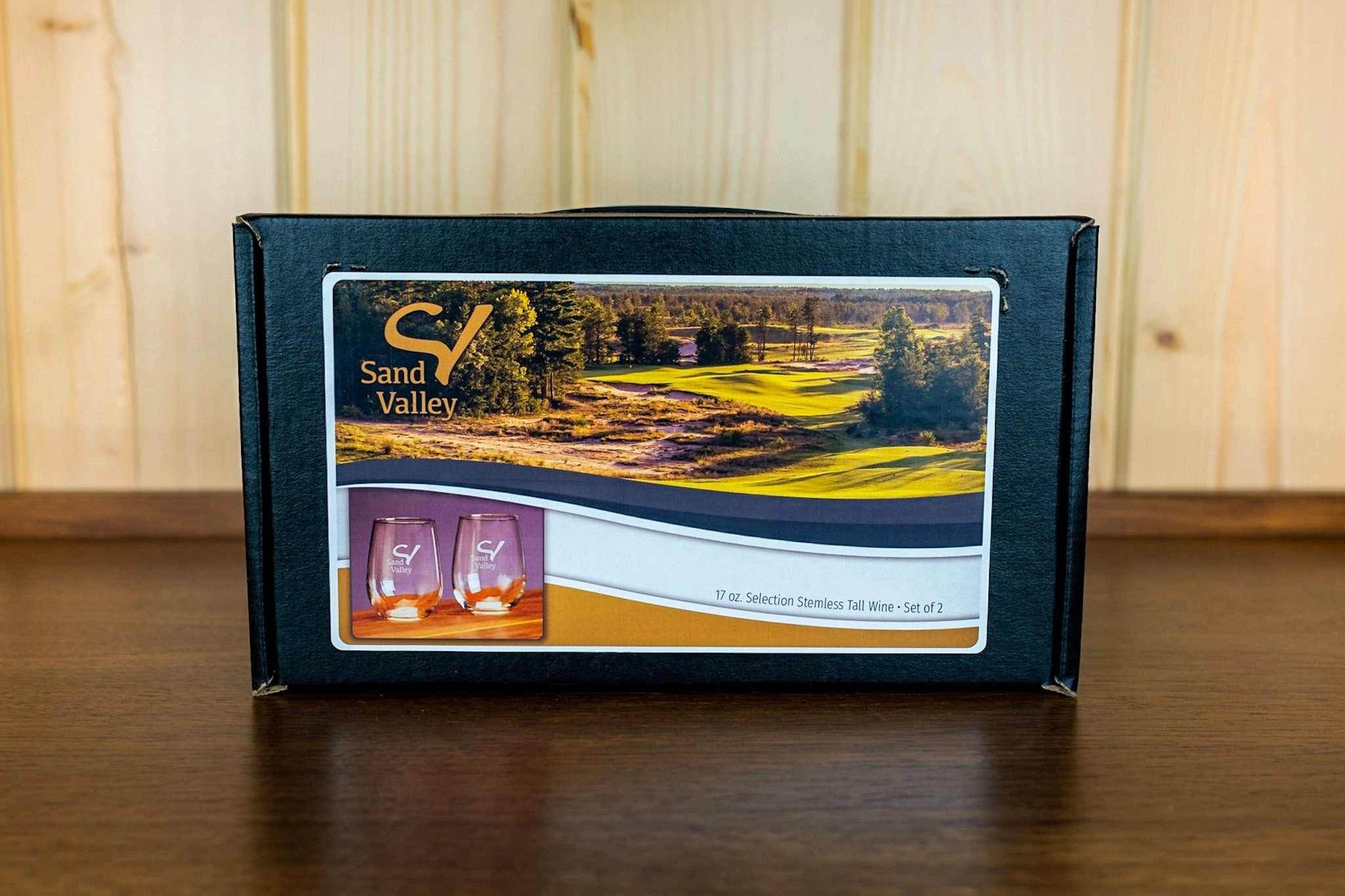 Sand Valley Stemless Wine Glass Set