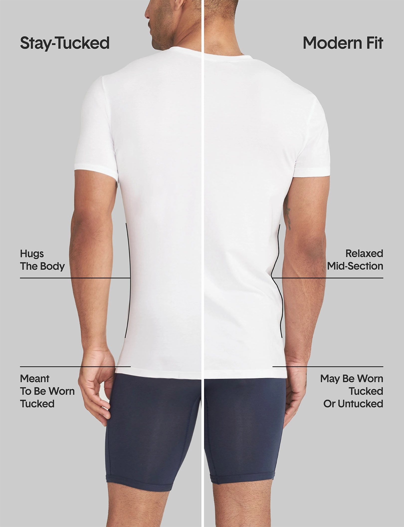 Second Skin Crew Neck Modern Fit Undershirt (6-Pack)