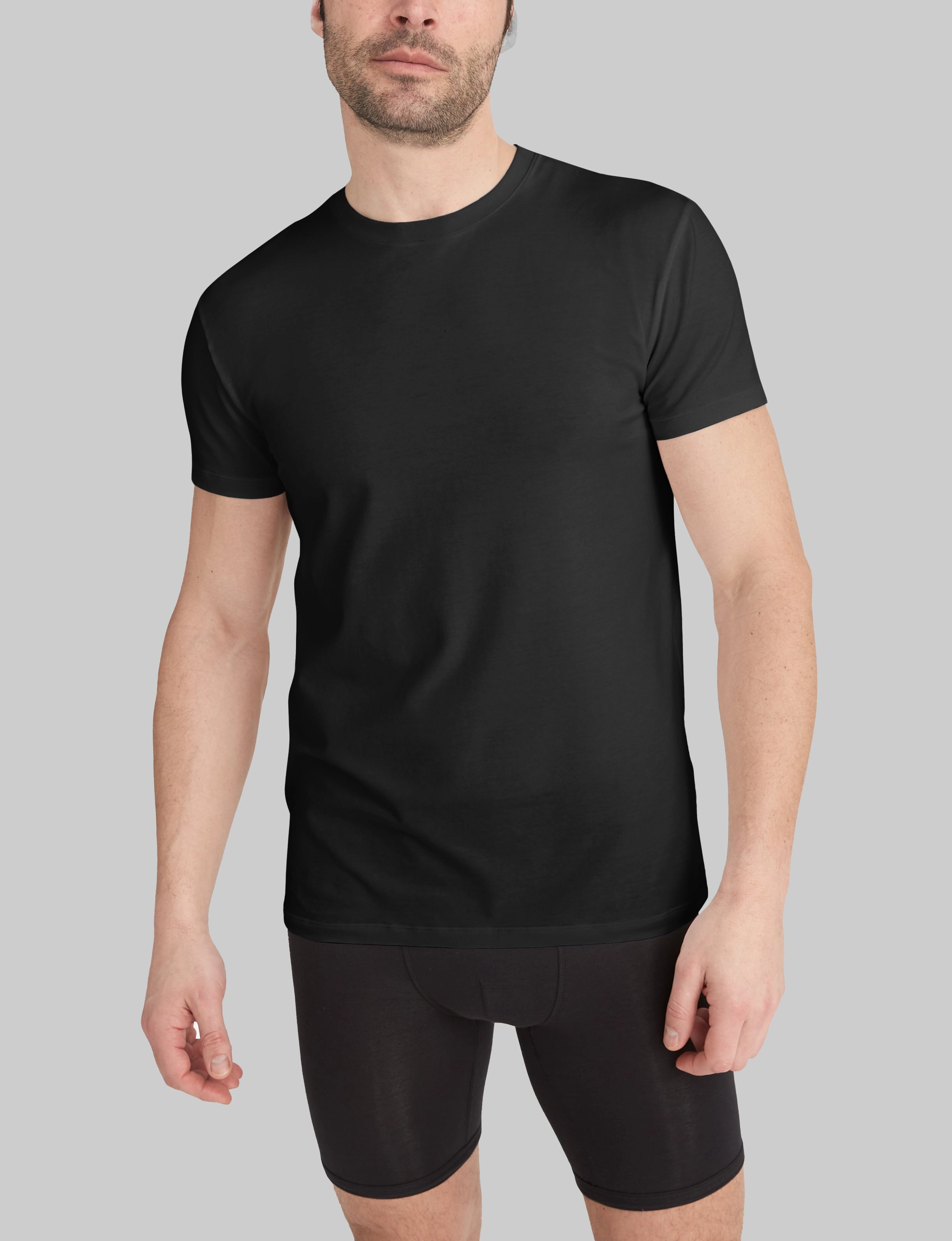 Second Skin Crew Neck Modern Fit Undershirt (6-Pack)
