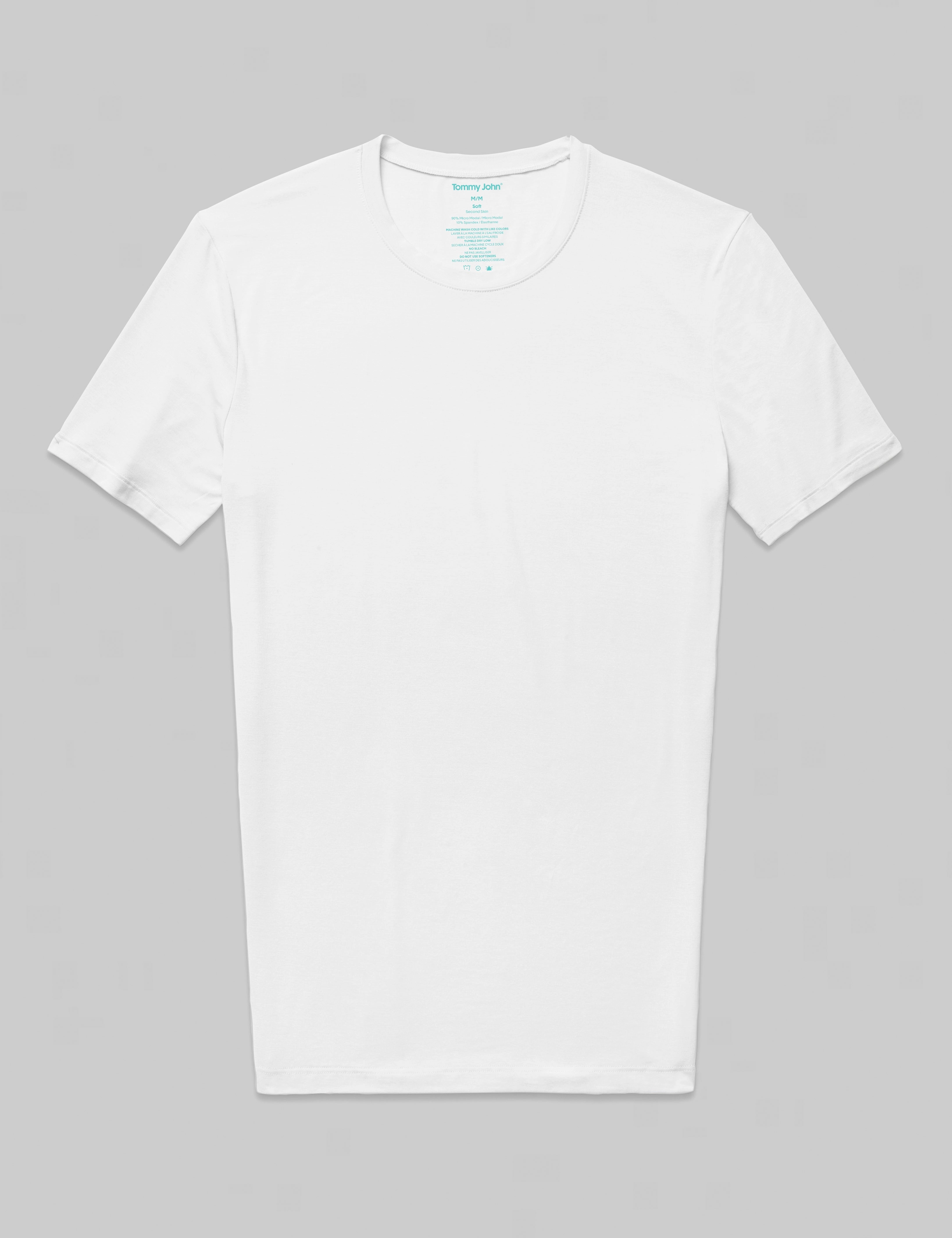 Second Skin Crew Neck Stay-Tucked Undershirt