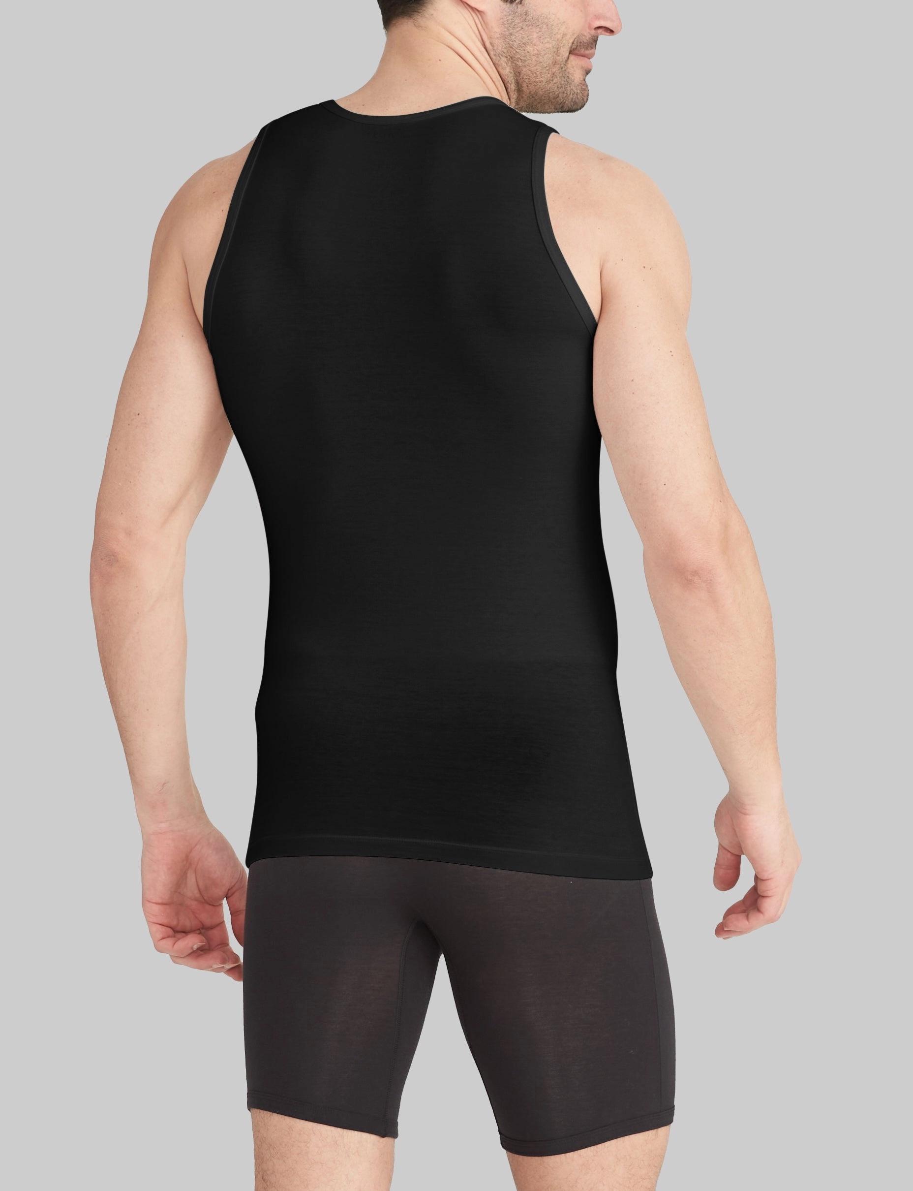 Second Skin Tank Stay-Tucked Undershirt (6-Pack)